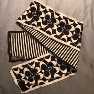 Coach Two Tone Wool Scarf